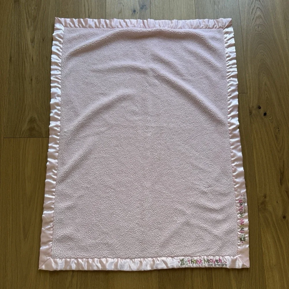 Carters Child of Mine Baby Blanket Thank Heaven for Little Girls Sherpa Bears